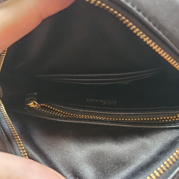 Diane Von Furstenberg black leather circle bag - Picture 5 of 6